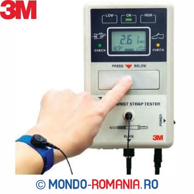 Echipament ESD - Tester 3M ESD pentru bratari de mana si picior